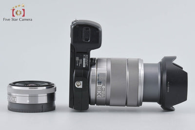 [Used] SONY Sony α NEX-5 Double Lens Kit Black with Original Box