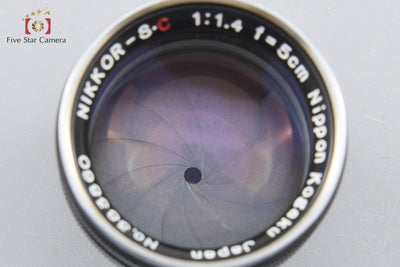 [Used] Nikon Nikkor-S.C 50mm f/1.4 Nikon S Mount
