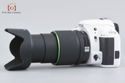 【中古】PENTAX ペンタックス K-50 ホワイト 18-135 WR レンズキット シャッター回数僅少 元箱付き