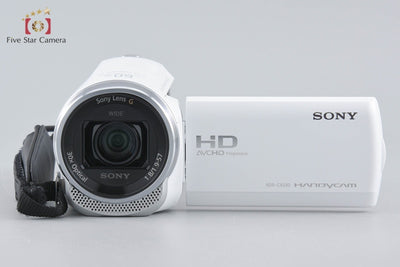 Used: SONY Handycam HDR-CX680 White Digital Video Camera with Original Box, Multi-Language Support