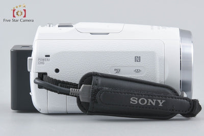 Used: SONY Handycam HDR-CX680 White Digital Video Camera with Original Box, Multi-Language Support