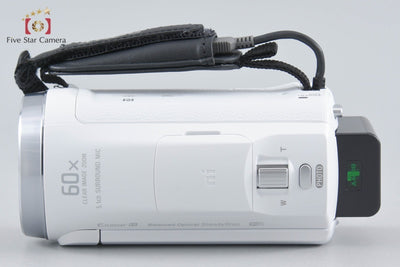 Used: SONY Handycam HDR-CX680 White Digital Video Camera with Original Box, Multi-Language Support