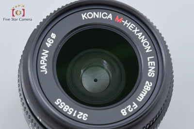 【中古】Konica コニカ M-HEXANON 28mm f/2.8 ライカMマウント