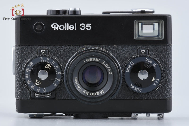 中古】Rollei ローライ 35 ブラック コンパクトフィルムカメラ – Five