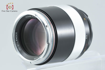 【中古】Voigtlander フォクトレンダー MACRO APO-LANTHAR 125mm f/2.5 SL ブラック ニコンFマウント