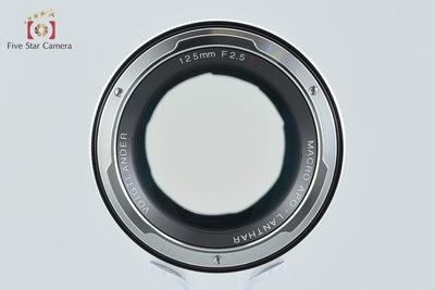 【中古】Voigtlander フォクトレンダー MACRO APO-LANTHAR 125mm f/2.5 SL ブラック ニコンFマウント