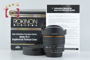 [Used] Rokinon 8mm f/3.5 CS Fisheye Aspherical for Nikon with original box