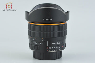 [Used] Rokinon 8mm f/3.5 CS Fisheye Aspherical for Nikon with original box