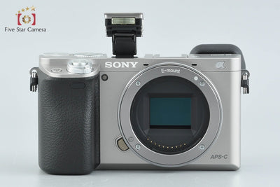 [Used] SONY α6000 ILCE-6000 Double Zoom Lens Kit Silver, with original box, multilingual support