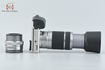 [Used] SONY α6000 ILCE-6000 Double Zoom Lens Kit Silver, with original box, multilingual support