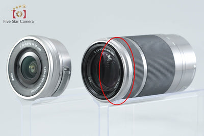 [Used] SONY α6000 ILCE-6000 Double Zoom Lens Kit Silver, with original box, multilingual support