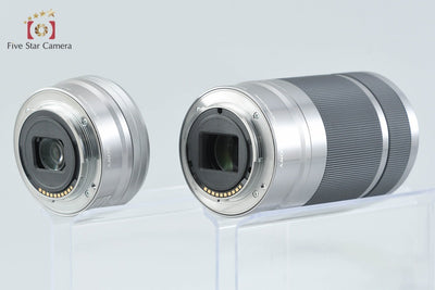 [Used] SONY α6000 ILCE-6000 Double Zoom Lens Kit Silver, with original box, multilingual support