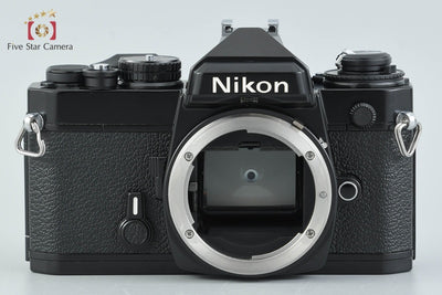 [Used] Nikon FE Black Film SLR Camera