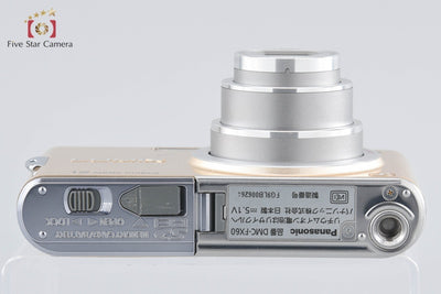 [Used] Panasonic LUMIX DMC-FX60 Gold Compact Digital Camera