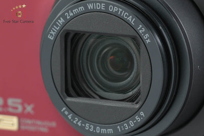 [Used] Casio HIGH SPEED EXILIM EX-ZR300 Red Compact Digital Camera