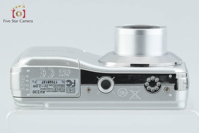 【中古】FUJIFILM 富士フイルム FinePix AV230 シルバー コンパクトデジタルカメラ