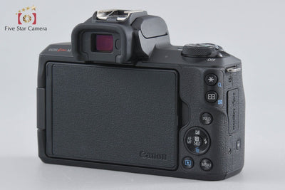 【中古】Canon キヤノン EOS Kiss M EF-M 15-45 IS STM レンズキット ブラック