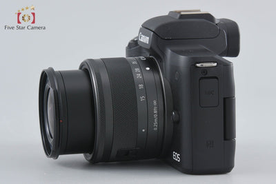 【中古】Canon キヤノン EOS Kiss M EF-M 15-45 IS STM レンズキット ブラック