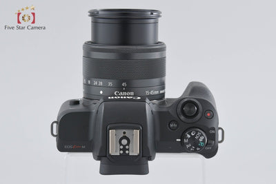 【中古】Canon キヤノン EOS Kiss M EF-M 15-45 IS STM レンズキット ブラック