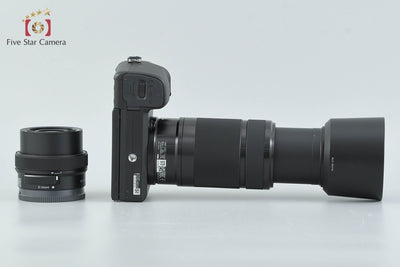 [Used] SONY Sony α6400 ILCE-6400 Black Double Zoom Lens Kit, Low Shutter Count, With Original Box