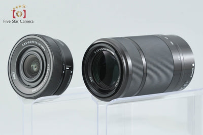 [Used] SONY Sony α6400 ILCE-6400 Black Double Zoom Lens Kit, Low Shutter Count, With Original Box