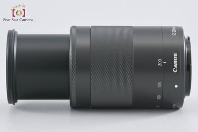 【中古】Canon キヤノン EF-M 55-200mm f/4.5-6.3 IS STM ブラック
