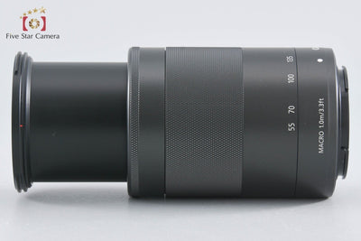 【中古】Canon キヤノン EF-M 55-200mm f/4.5-6.3 IS STM ブラック
