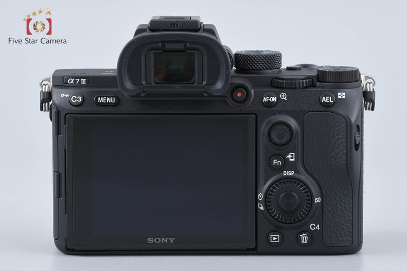中古】SONY ソニー α7III ILCE-7M3 ブラック ミラーレス一眼カメラ