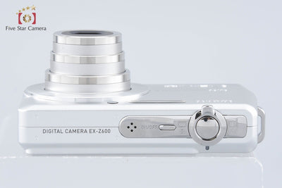 [Used] CASIO Casio EXILIM ZOOM EX-Z600 Silver Compact Digital Camera with Original Box