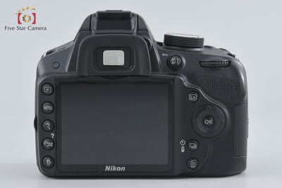 [Used] Nikon D3200 18-55 VR Lens Kit Black with Original Box