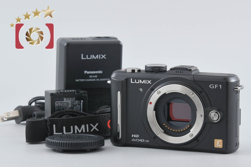 Used] Panasonic LUMIX DMC-GF1 S Espree Black Mirrorless Single-Lens Camera with Minimal Shutter Count