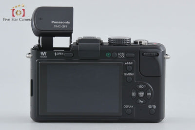 【中古】Panasonic パナソニック LUMIX DMC-GF1 エ スプリブラック ミラーレス一眼カメラ シャッター回数僅少
