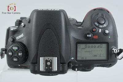 Used: Nikon D800 Digital SLR Camera, Low Shutter Count