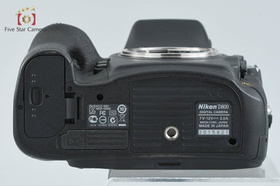 Used: Nikon D800 Digital SLR Camera, Low Shutter Count