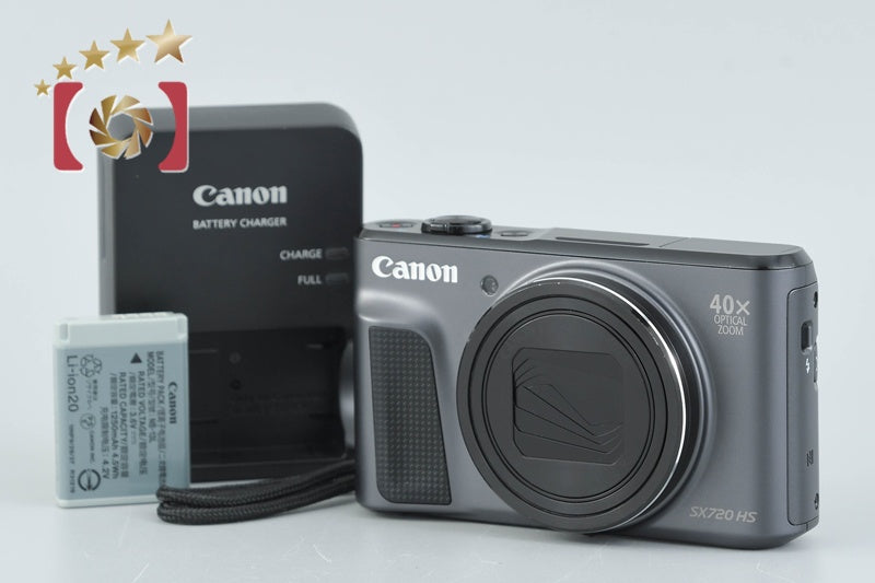[Used] Canon PowerShot SX720 HS Black Compact Digital Camera
