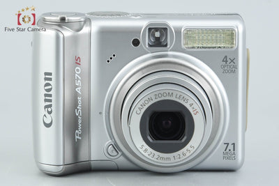 [Used] Canon PowerShot A570 IS Silver Compact Digital Camera