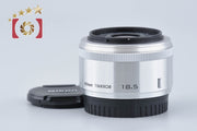【中古】Nikon ニコン 1 NIKKOR 18.5mm f/1.8 シルバー