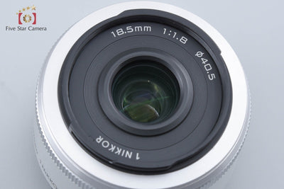 【中古】Nikon ニコン 1 NIKKOR 18.5mm f/1.8 シルバー