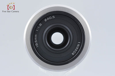 【中古】Nikon ニコン 1 NIKKOR 18.5mm f/1.8 シルバー