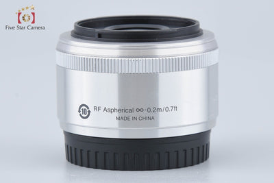 【中古】Nikon ニコン 1 NIKKOR 18.5mm f/1.8 シルバー