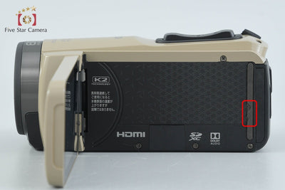 【中古】JVC ケンウッド Everio R GZ-RX670 サンドベージュ ビデオカメラ