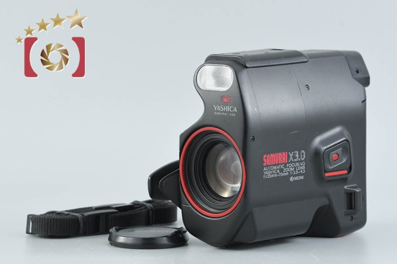 【中古】KYOCERA 京セラ SAMURAI X3.0 レッド コンパクトフィルムカメラ