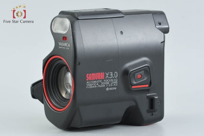 【中古】KYOCERA 京セラ SAMURAI X3.0 レッド コンパクトフィルムカメラ