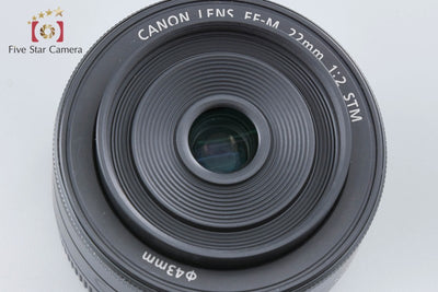 [Used] Canon EF-M 22mm f/2 STM Black