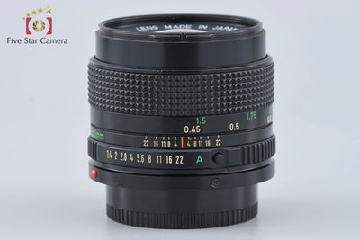 【中古】Canon キヤノン New FD 50mm f/1.4