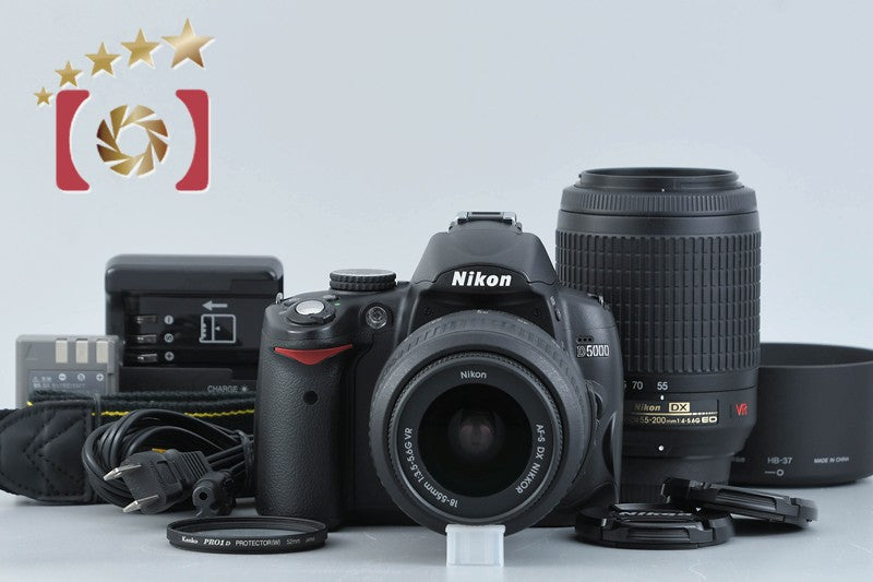 [Used] Nikon D5000 Double Zoom Lens Kit