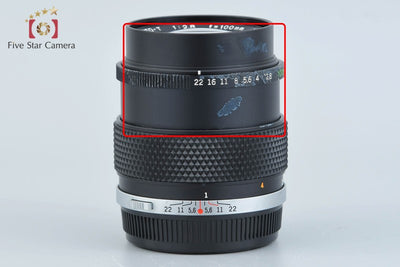 [Used] OLYMPUS Olympus E.ZUIKO AUTO-T 100mm f/2.8
