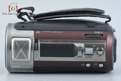 [Used] Panasonic HC-V620M Brown Digital High Definition Video Camera with Original Box