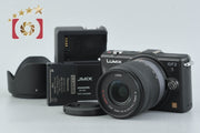 [Used] Panasonic LUMIX DMC-GF2 Esprit Black + G VARIO 14-42mm f/3.5-5.6 ASPH. MEGA O.I.S. H-FS014042, Low Shutter Count