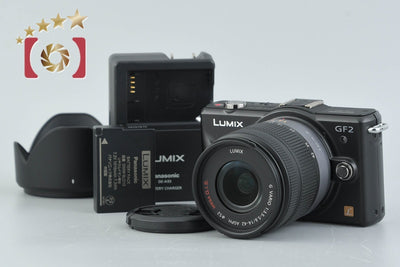 [Used] Panasonic LUMIX DMC-GF2 Esprit Black + G VARIO 14-42mm f/3.5-5.6 ASPH. MEGA O.I.S. H-FS014042, Low Shutter Count
